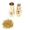FTYUERT Drone toy accessories 100pair Banana Plug 2mm 3mm 3.5mm 4mm Bullet Female Male Connectors 5mm 5.5mm 6mm 6.5mm 8mm Gold Plated Copper RC Parts Head(3.5mm) view 2