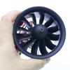 FTYUERT Drone toy accessories for Jet Plane Fan 64mm 70MM 90MM 120MM 12 Blades Ducted Fan System EDF for Jet Plane with Brushless Motor RC Plane EDF RC Helicopter(70MM 4S 2600KV) view 2