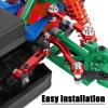 hopsupRC RC Aluminum Metal Turnbuckle Camber Links Toe Links with Rod Ends Steering Linkage Set Upgrade Parts for 1/18 LaTrax Teton,Desert Prerunner.Red(Replace 7636) view 3