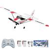 HAWK'S WORK 4 Channel RC Plane, Remote Control Airplane Cessna Ready to Fly, Brushless Motor 6-axis Gyro Stabilizer 3 Flight Mode Stunt Flying, Easy Trainer for Beginner & Kid view 1