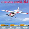 HAWK'S WORK 4 Channel RC Plane, Remote Control Airplane Cessna Ready to Fly, Brushless Motor 6-axis Gyro Stabilizer 3 Flight Mode Stunt Flying, Easy Trainer for Beginner & Kid view 2