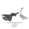UGPLM J20 Airplane Model Stimulated Airplane Collection Model Aircraft Model Fighter Model for Office Shelf Bar Souvenir Ornament, 1 60 view 2
