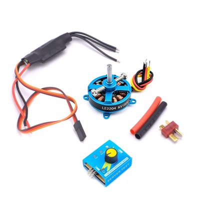 Drone toy accessories High Power Airplane ESC MT2204 2204 2300KV Brushless Motor / LE2204 1800KV Motor 12A ESC Servo Tester RC Toy Fan DIY(Full set)