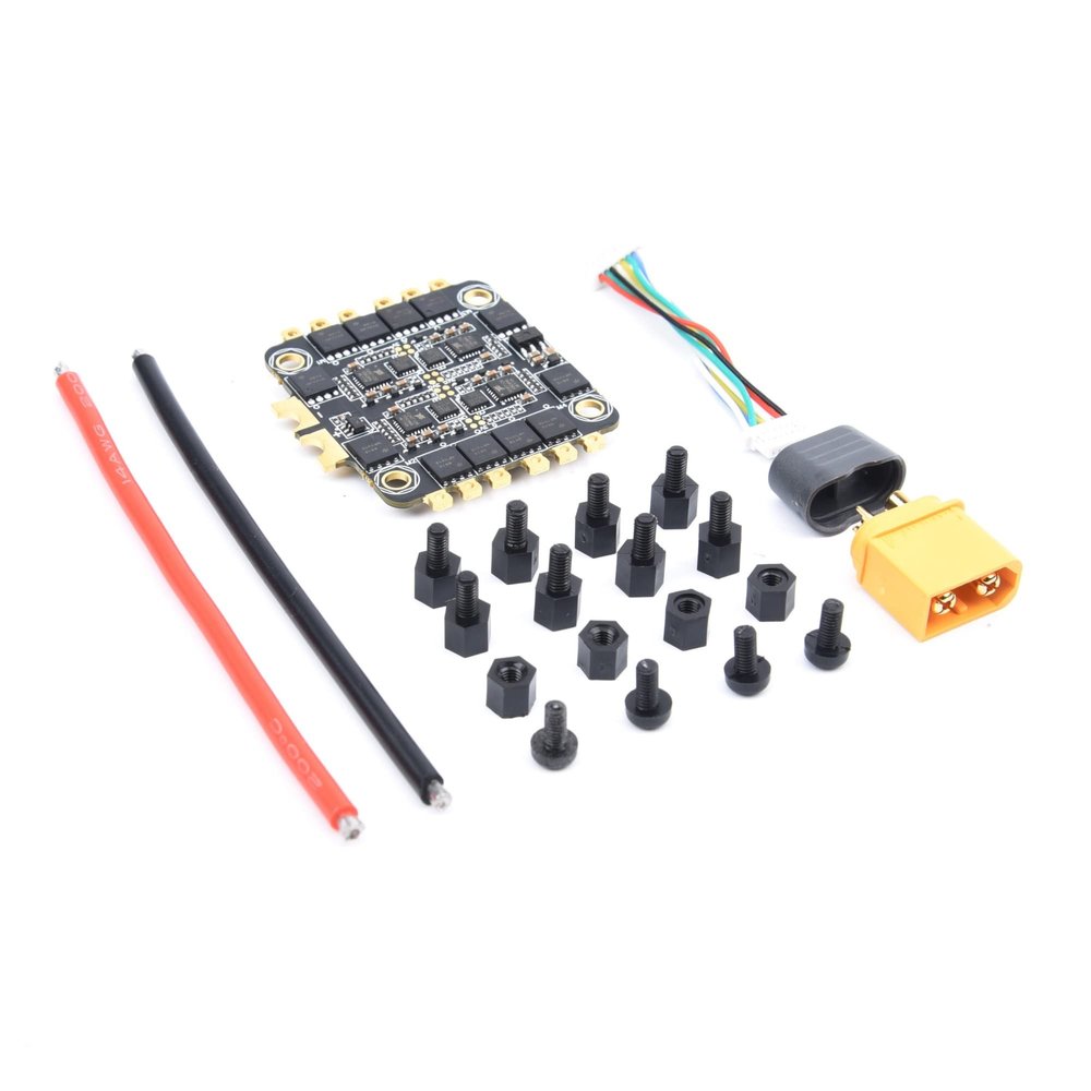 FTYUERT Drone toy accessories for Mamba F405 / F4 for Aocoda-RC F405 V1.1 Flight Control 35A for BLheli-S 2-6S 4In1 Built-in Current Sensor ESC for RC Model for APEX(Only 35A 4IN1 ESC)