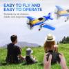 Beffkkip RC Plane 3-Channel 2.4GHZ RC Airplane, P51D Mustang Fighter with 2 Batteries, KF602 Remote Control Plane Gyroscopes Stabilization System Easy to Fly Suitable for Beginners, Kids, Adults view 3