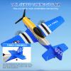 Beffkkip RC Plane 3-Channel 2.4GHZ RC Airplane, P51D Mustang Fighter with 2 Batteries, KF602 Remote Control Plane Gyroscopes Stabilization System Easy to Fly Suitable for Beginners, Kids, Adults view 4