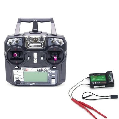FTYUERT Drone toy accessories for Flysky FS-i6X Original 10CH 2.4GHz for AFHDS 2A RC Transmitter with for FS-iA6B FS-iA10B FS-X6B FS-A8S Receiver for Rc Airplane Drone(Mode1 i6x with IA10B)