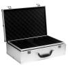 Poker Chip Case Double Layer Aluminum Case Professional Texas Hold'em Poker Chip Storage Solution Durable Construction for Optimal Protection for Tournaments Poker Games (1000pcs Chips Capacity) view 1