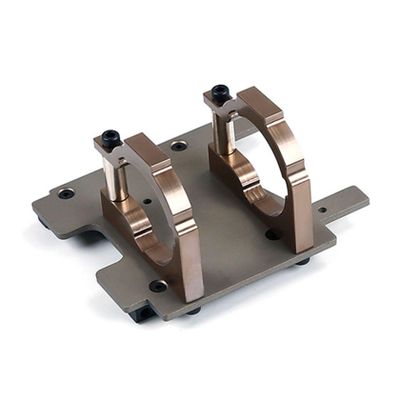 FLMLF Alloy Motor Fixing Mount Base Kit for 1/8 HPI Racing Savage ROFUN ROVAN TORLAND Monster BRUSHLESS Truck Rc Car Parts