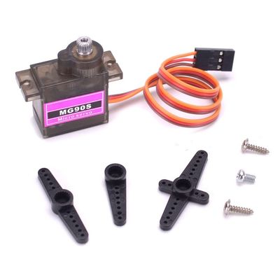 FTYUERT Drone toy accessories for MG90S NEW 9g Metal Gear Mini Rc Servo Upgraded for SG90 Micro Servos for Smart Vehicle Helicopter Boat Car(5PCS)