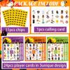 Halloween Bingo Game for Kids with 24 PCS Halloween Bingo Cards Halloween Games for Adults Family Halloween Party Games Halloween Party Favors view 3