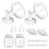 Breast Pump Parts for Spectra S1/S2/9 Plus/Synergy Gold, Not Original Accessories, 21mm Set Spectra Replacements Pump Parts Include Flange/Duckbill Valve/Backflow Protector/Tubing/Bottles view 1