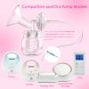 Breast Pump Parts for Spectra S1/S2/9 Plus/Synergy Gold, Not Original Accessories, 21mm Set Spectra Replacements Pump Parts Include Flange/Duckbill Valve/Backflow Protector/Tubing/Bottles view 2