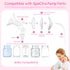 Breast Pump Parts for Spectra S1/S2/9 Plus/Synergy Gold, Not Original Accessories, 21mm Set Spectra Replacements Pump Parts Include Flange/Duckbill Valve/Backflow Protector/Tubing/Bottles view 3