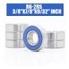 AGJPXFR R6rs Bearings Blue Sealed Inch Size, ABEC-3 R6-2RS Shaft Ball Bearing R6 Parts Fit for Hobby RC Car Truck, Pick of 6 Pcs view 2
