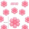 Elaliyi Pink Flower Balloons 10PCS - Birthday Theme Party Decoration view 2