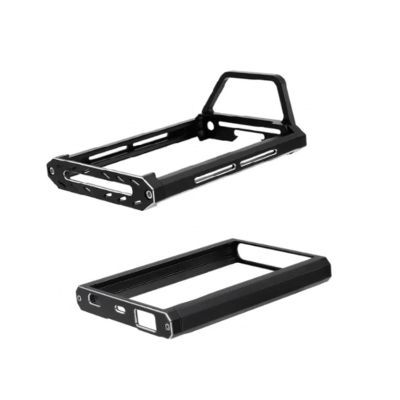 CoudarTitie RC Car Transmitter Screen Protective Bracket Holder, Transmitter Protector Frame for Noble NB4, Black