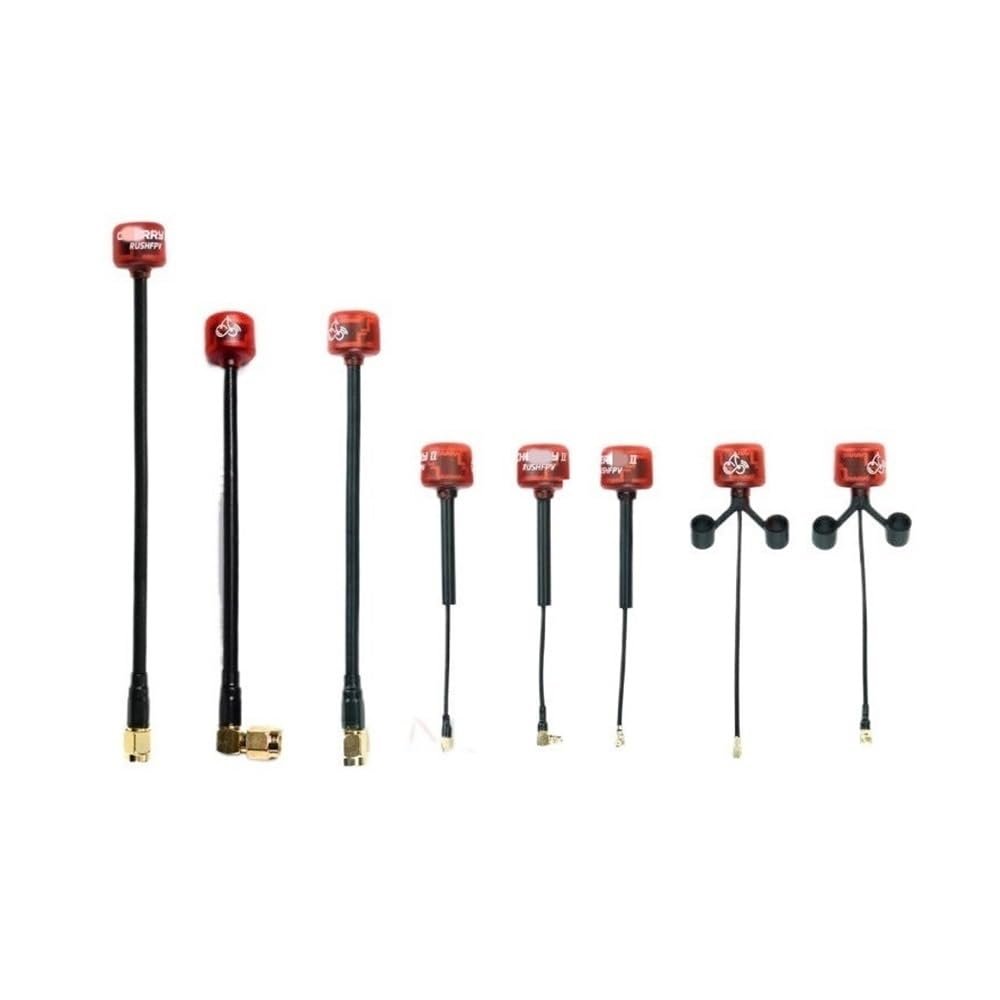 Drone toy accessories for RUSHFPV Cherry 1PC Antenna 2 II 5.8G 1.8DBI FPV Antenna LHCP RHCP SMA UFL for IPEX MMCX for FPV Freestyle Analog Digital Drones DIY Parts(RHCP Y-MMCXangle)