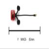 Drone toy accessories for RUSHFPV Cherry 1PC Antenna 2 II 5.8G 1.8DBI FPV Antenna LHCP RHCP SMA UFL for IPEX MMCX for FPV Freestyle Analog Digital Drones DIY Parts(RHCP Y-MMCXangle) view 2