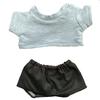20cm Plush Doll Clothes Plushie Clothes T-Shirt + Shorts Pant 7.8 inches Doll Clothing (Gray) view 1