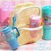 Lemonade Tumbler Bundle, 2-Pack Scented Slimes - Blue Raspberry & Pink Strawberry, Kids Slime Party Favors (8-12), Kit view 4