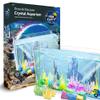 BBC Earth Grow & Discover Crystal Aquarium, Grow Colorful Cave-Like Crystal Formations Inside Reusable Tank, Magic Rocks, STEM Toys, Unique Crystal Growing kit, Science Experiments for Kids 6-8 view 1
