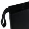 Ursae Minoris 3 D-Ring Standard Format Zipper Binder for Coins, Trading Cards, Stamps, Currency, Bank Notes, Documents, and Other Collectibles - Dark Gray view 2
