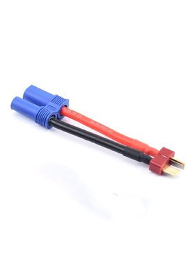 FTYUERT Drone toy accessories RC Car EC5 Connector Model Cars Conversion EC5 Female Male to XT60 T Plug Male Female Head for Charger Adapter Cable(EC5-Female to T-Male)