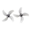 Drone toy accessories for GEMFAN 4Pairs 8Pcs D51 2020 2x2x4 2inch 50.3mm 4-Blade PC Propeller 1.5mm for RC FPV Racing Freestyle Tinywhoop BETA85X Drone(Clear Gray) view 1