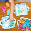 Bluey Stackable Sensory Case - Reusable Bin With Stickers, Play Sand Bags, Coloring Activities, Toys for Toddlers 1-3, Sensory Toys, Medium view 4