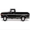 1979 F-150 Custom Pickup Truck Black Timeless Legends Series 1/24 Diecast Model Car by Motormax 79346AC-BK view 1