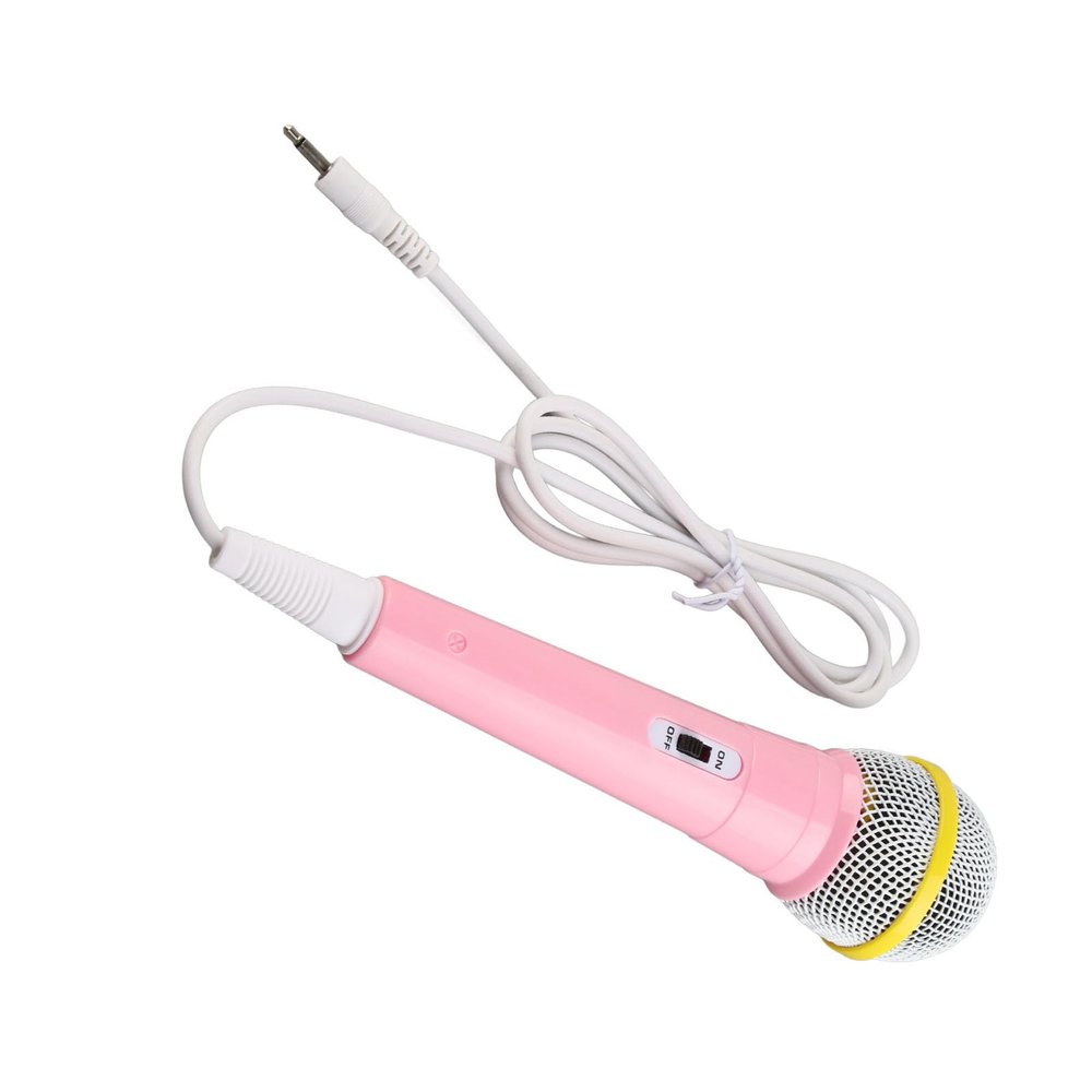 Zunate Handheld Wired Microphone for Kids, 3.5mm Vocal Microphone Low Distortion, Portable Music Children Singing Microphone for Karaoke Family Party (#1)