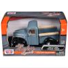 1942-47 "Jailbar Pickup Truck Blue and Black Timeless Legends Series 1/24 Diecast Model Car by Motormax 79388BL view 1