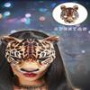 Aiffort 1Pcs Halloween Leopard Mask Animal Cheetah Mask Masquerade Cat Mask for Halloween Christmas Birthday Carnival Festival Holiday Bar Cosplay Party Supplies Dress Up Costume Accessories(Yellow) view 4