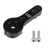 25T Teeth Servo Horn Arm RC Accessory Aluminum Alloy for Futaba Ace TowerPro MG Helicopter Car (Black) view 1