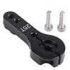 25T Teeth Servo Horn Arm RC Accessory Aluminum Alloy for Futaba Ace TowerPro MG Helicopter Car (Black) view 2