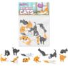 Accoutrements Archie McPhee Itty Bitty Cats - Tiny Attitude, Huge Personality! The for Cat Lovers and Crazy Cat Ladies - 12 Adorable Miniatures! Get Ready to Be Ignored by The Smallest Cats Ever view 4