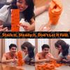 Funwares Stack 'O Lantern Pumpkin Stack-Up Wooden Blocks Stacking Game, Tumbling Tower, Family & Party Fun, Kids and Adults, Holiday Decoration, Ages 6+ view 3