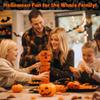 Funwares Stack 'O Lantern Pumpkin Stack-Up Wooden Blocks Stacking Game, Tumbling Tower, Family & Party Fun, Kids and Adults, Holiday Decoration, Ages 6+ view 4