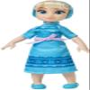 Disney Store Official Princess Elsa Once Upon a Story Mini Doll Playset - Frozen, 5 Inch Princess Dolls for Girls, 4 Year Old Birthday Gift view 2