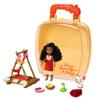 Disney Store Dolls Princess Moana Once Upon a Story Mini Doll Playset, 5 Inch Princess Dolls, Girl Toys, Princess Toys, 4 Year Old Girl Birthday Gifts view 1
