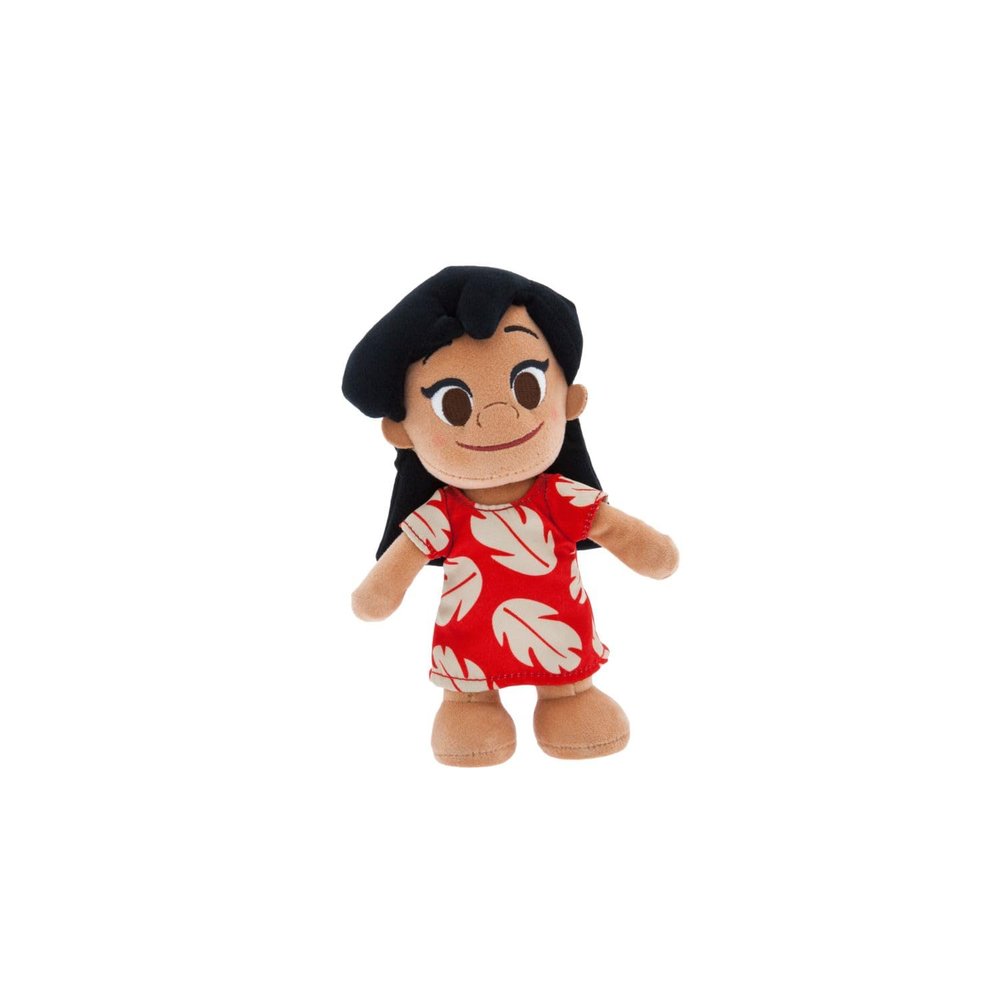 Disney Store Lilo nuiMOs Plushie - Soft Plush with Embroidered Features, Poseable Hands & Turning Head, Magnetic Hands for Holding, 6 Inches, Dress Up with nuiMOs Outfits