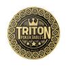Triton Premium Dealer Button - Zinc Alloy Dealer Button for Poker Games with 2" Round, 0.2" Thick, Luxurious Vegas Style Casino Experience at Home view 1