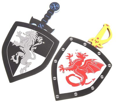 A and E Imports - Pretend Play Foam Shield and Sword Knight Playset for Kids