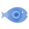 Innobaby Bathin Smart Silicone Cradle Cap Brush for Baby, Essential for Dry Skin & Eczema, Gentle Scrubber & Exfoliator with Suction Handle, Quick Dry Food Grade Silicone, Periwinkle view 2