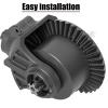 hopsupRC RC Front & Rear Metal Diff Boost Box Upgrades Parts for 1/10 Granite/Senton/Vorteks/Big Rock 4X4 V3 3S BLX (MEGA 550),1/8 Typhon/Vendetta/Infraction 4WD 3S BLX(MEGA 550).Black(ARA210007) view 3