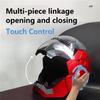 fehfuek Iron-mans Helmet Electronic MarK 5 Helmet Silver Voice Control/Sensing/Remote Control Open/Close with Sounds & LED Eyes Light Up Super Hero Movie 1:1 model Prop., Large view 4