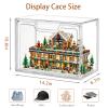 Freebat Stackable Storage Organizers Clear Acrylic Display Case, 5-Pack Acrylic Boxes with Lids, Clear Storage Containers Storage for Handbags, Collectibles & Figures view 2