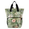 Jihqo Diaper Bag Backpack Spring Birds Floral Travel Diaper Bags for Women, 10L Functional Baby Changing Bag with Insulted Pockets, Stroller Straps view 1