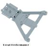 RCMYou RC Aluminum Front Rear Bulkhead Upgrades Part for 1/10 Slash LCG 4X4 Ultimate,Rally Brushless,Alloy Front Bulkhead Rear Bulkhead Hop Ups,Titanium view 3